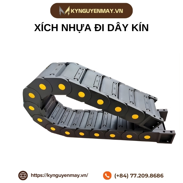 Xích nhựa đi dây kín