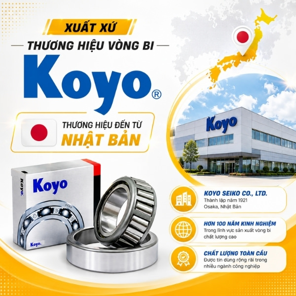 Xuất xứ của thương hiệu vòng bi KOYO