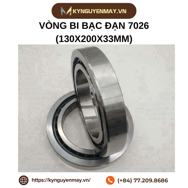 Vòng bi bạc đạn 7026 (130x200x33mm)