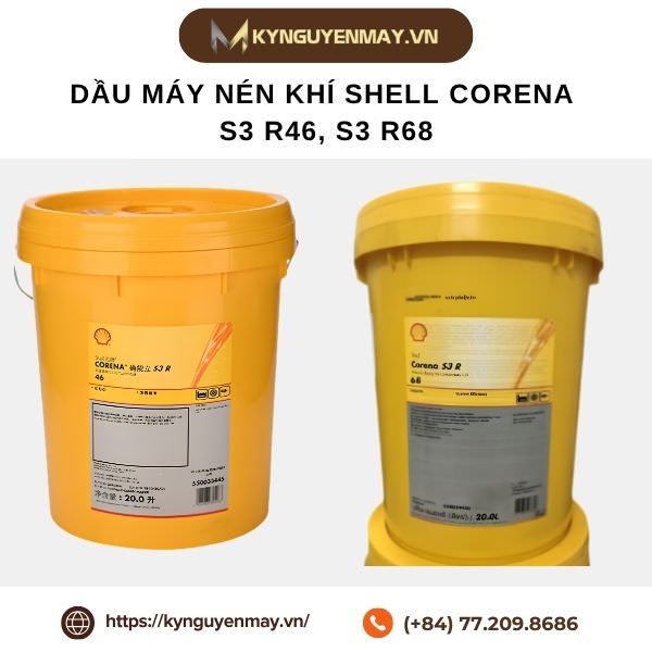 Dầu máy nén khí SHELL CORENA S3 R46, S3 R68