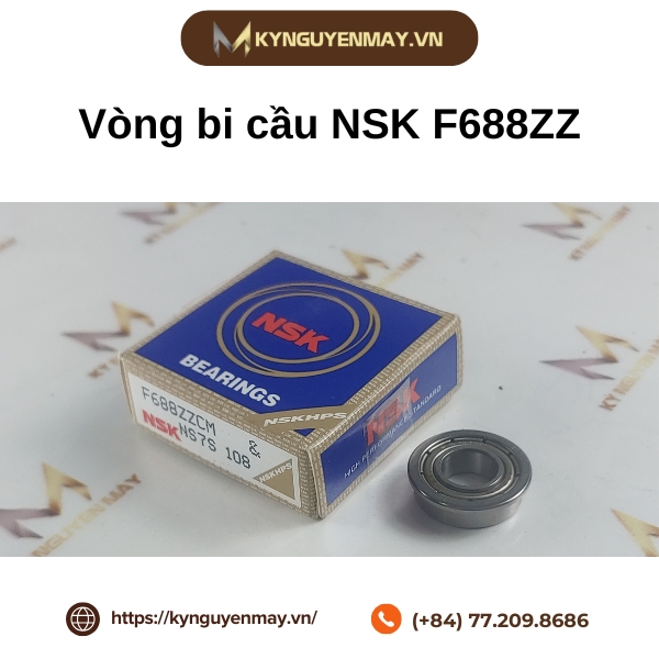 Vòng bi cầu NSK F688ZZ
