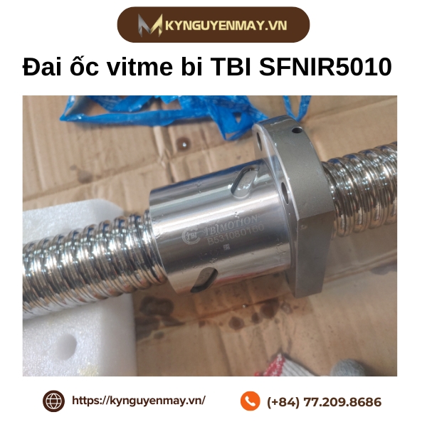 Đai ốc vitme bi TBI SFNIR5010 (Vitme 50mm bước 10)
