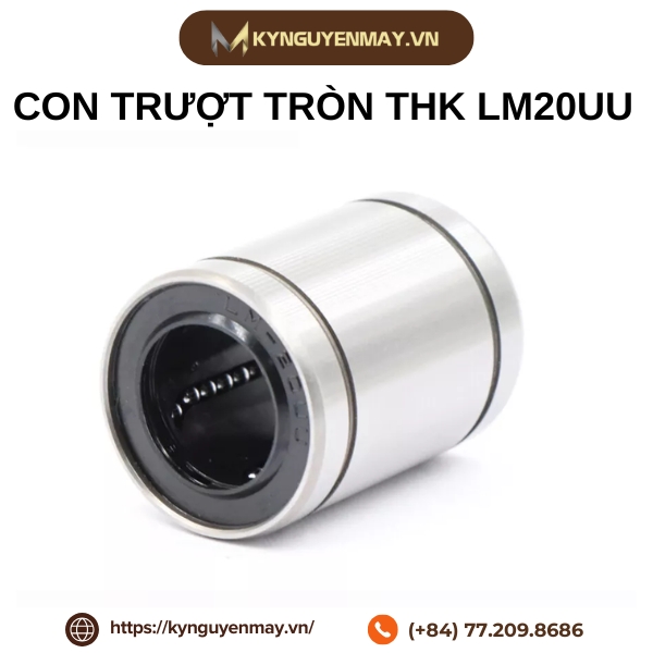 Con trượt tròn THK LM20UU (20x42x42mm)
