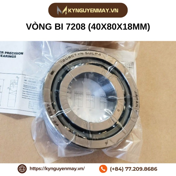 Vòng bi 7208 (40x80x18mm)
