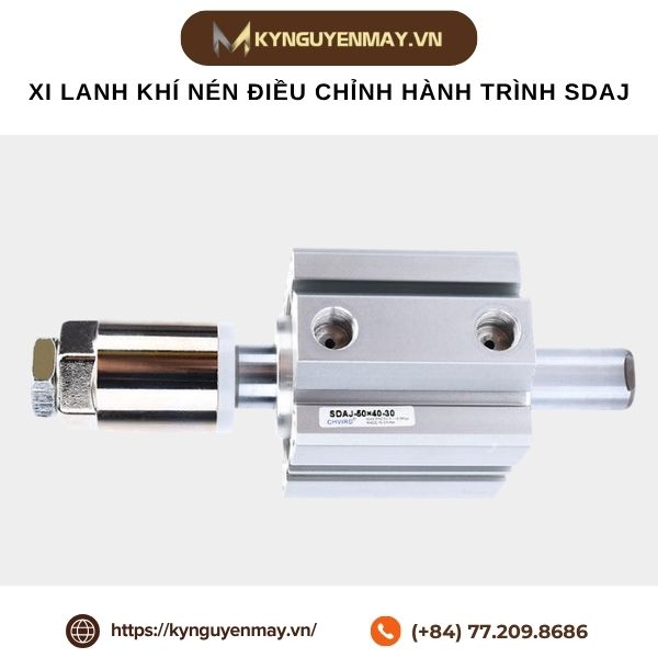 Xi lanh khí nén điều chỉnh hành trình SDAJ