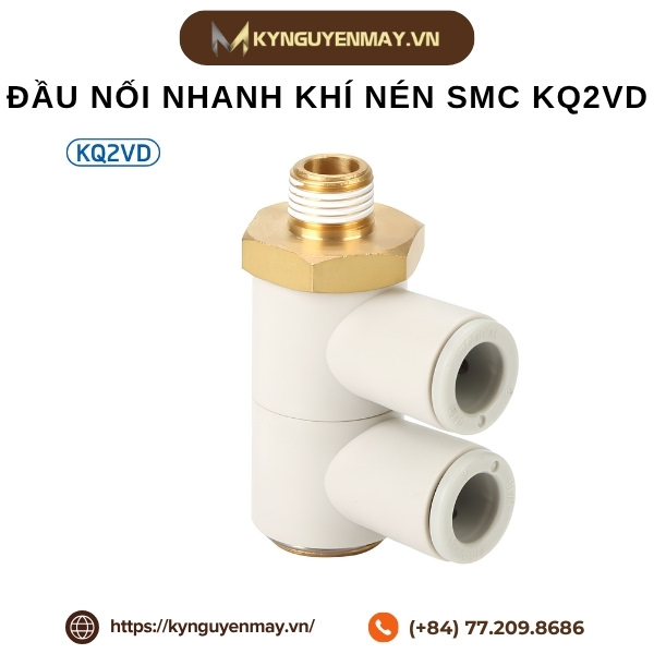Đầu nối nhanh khí nén SMC KQ2VD
