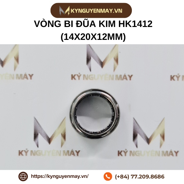 Vòng bi đũa kim HK1412 (14x20x12mm)