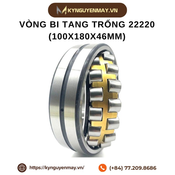Vòng bi tang trống 22220 (100x180x46mm)