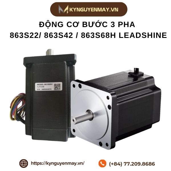 Động cơ bước 3 pha 863S22/ 863S42 / 863S68H LEADSHINE