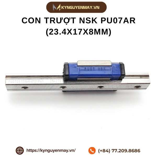 Con trượt NSK PU07AR (23.4x17x8mm)