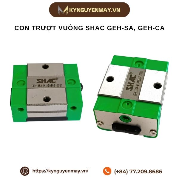 Con trượt vuông SHAC GEH-SA, GEH-CA