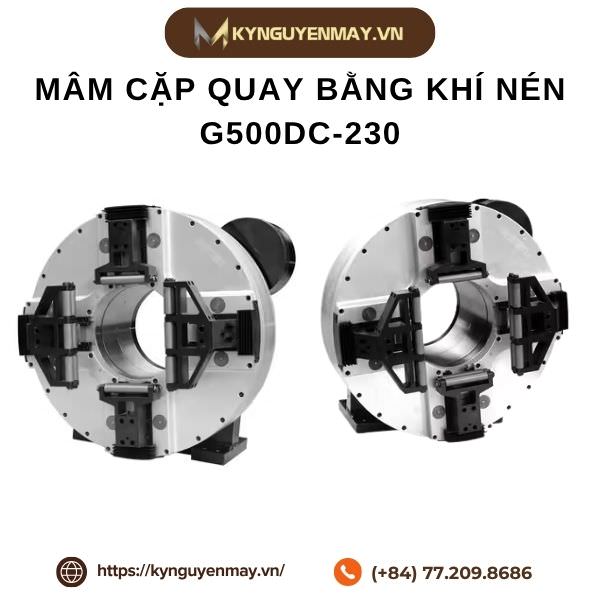 Mâm cặp quay bằng khí nén G500DC-230
