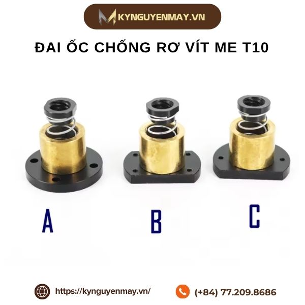 Đai ốc chống rơ vít me T10
