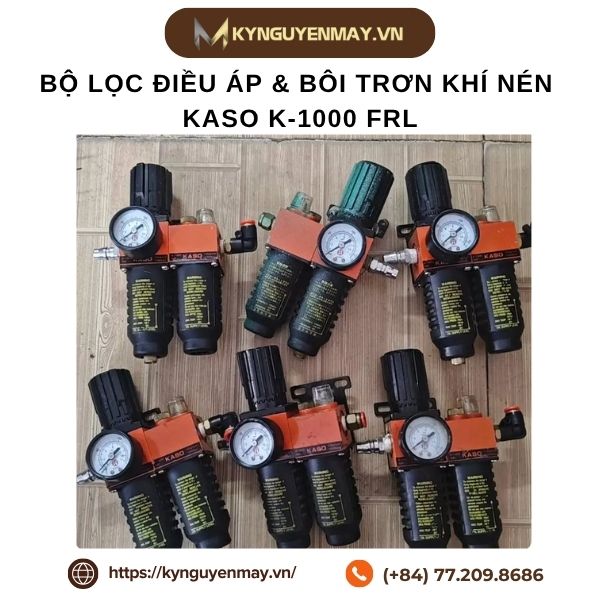 Bộ lọc điều áp bôi trơn khí nén KASO K-1000 FRL