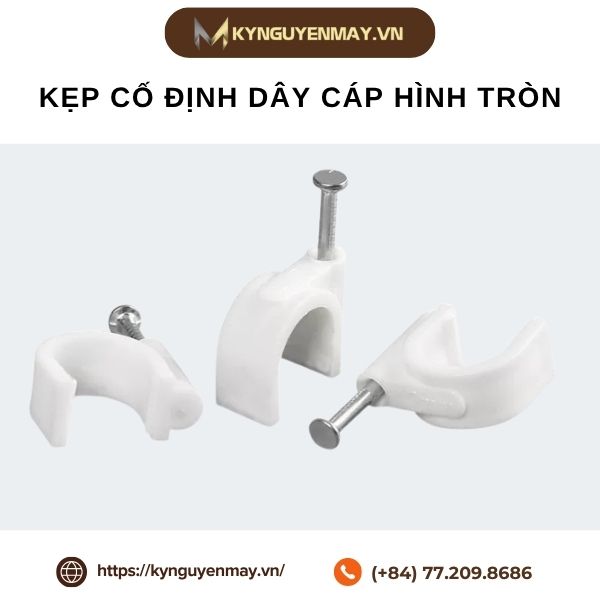 Kẹp cố định dây cáp hình tròn