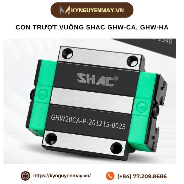 Con trượt vuông SHAC GHW-CA, GHW-HA