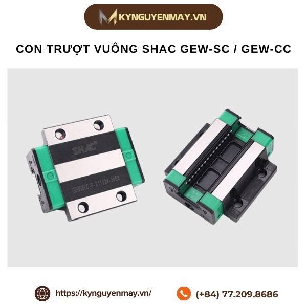 Con trượt vuông SHAC GEW-SC / GEW-CC