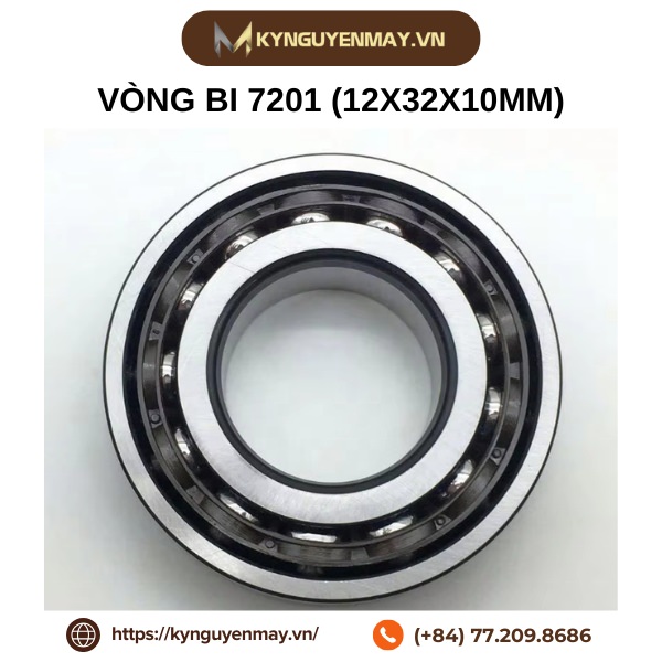 Vòng bi 7201 (12x32x10mm)