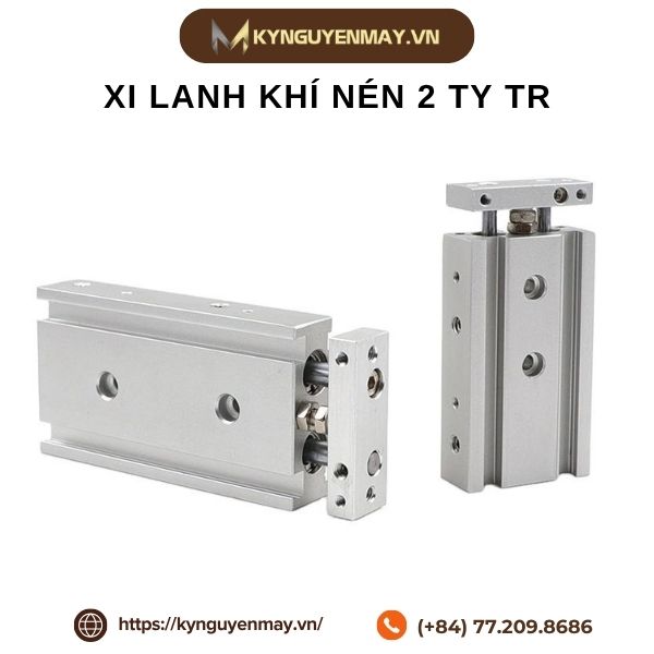 Xi lanh khí nén 2 ty TR