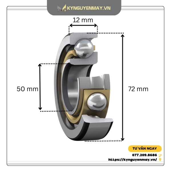 Vòng bi NSK 7910CTYNSULP4