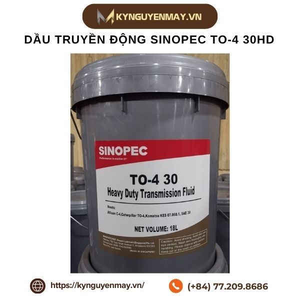 Dầu truyền động SINOPEC TO-4 30HD