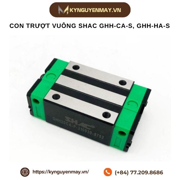 Con trượt vuông SHAC GHH-CA-S, GHH-HA-S