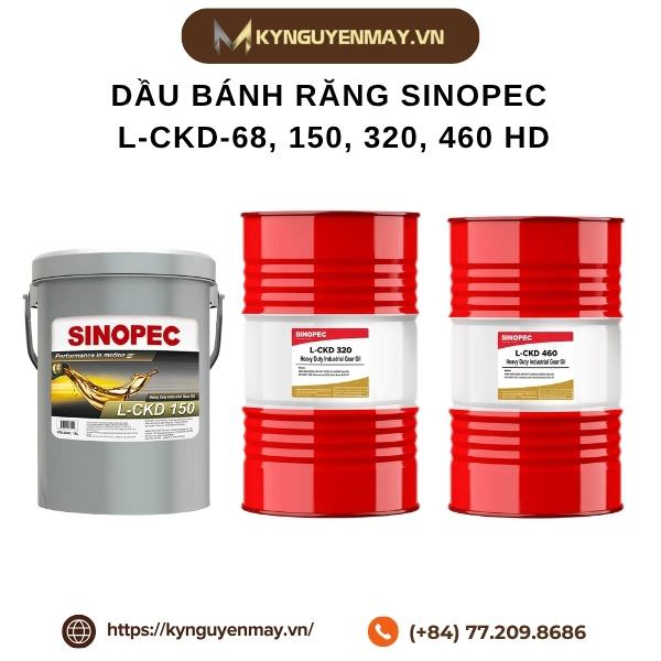Dầu bánh răng SINOPEC L-CKD-68, 150, 320, 460 HD