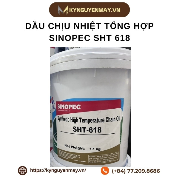 Dầu chịu nhiệt tổng hợp SINOPEC SHT 618
