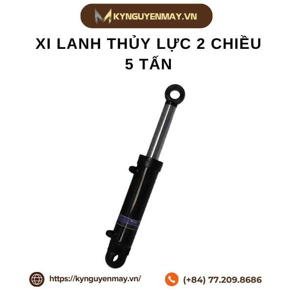 Xi lanh thủy lực 2 chiều 5 tấn