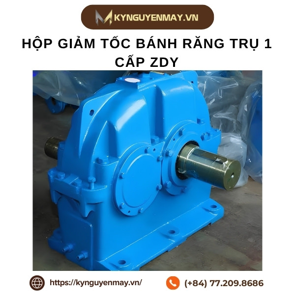 Hộp giảm tốc bánh răng trụ 1 cấp ZDY