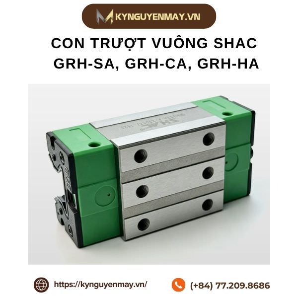 Con trượt vuông SHAC GRH-SA, GRH-CA, GRH-HA