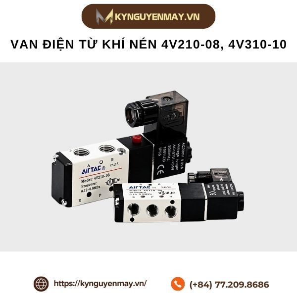 Van điện từ khí nén 4V210-08, 4V310-10