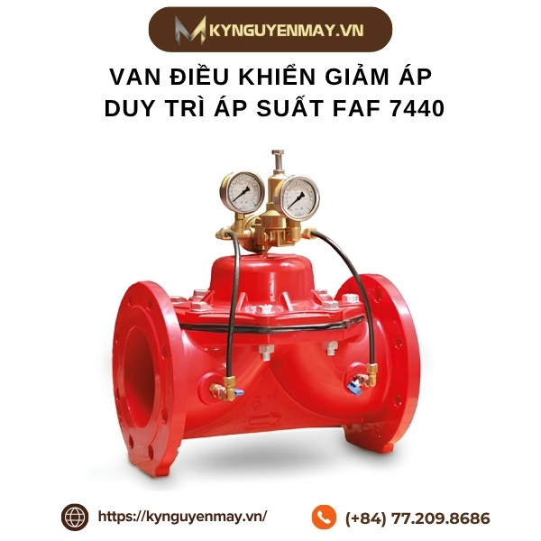 Van điều khiển giảm áp - duy trì áp suất FAF 7440