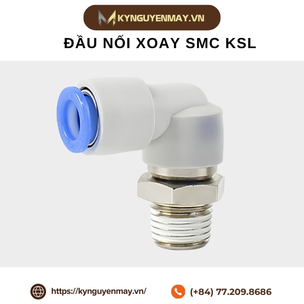 Đầu nối xoay SMC KSL