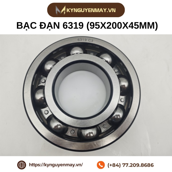 Bạc đạn 6319 (95x200x45mm)