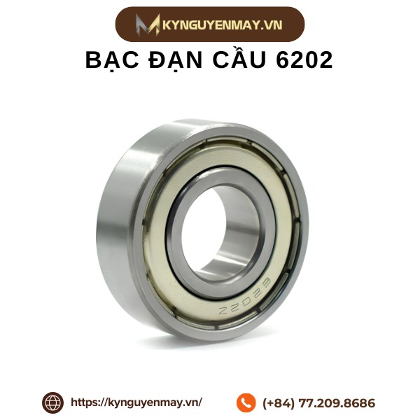 Bạc đạn cầu 6202 (15x35x11mm)