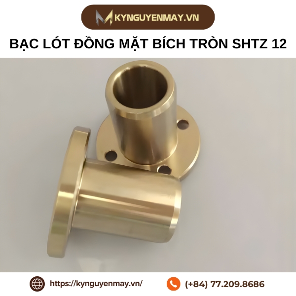 Bạc lót đồng mặt bích tròn SHTZ 12