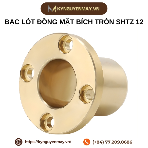 Bạc lót đồng mặt bích tròn SHTZ 12