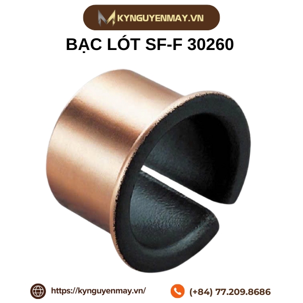 Bạc lót trục đồng kiểu mặt bích SF-F 30260