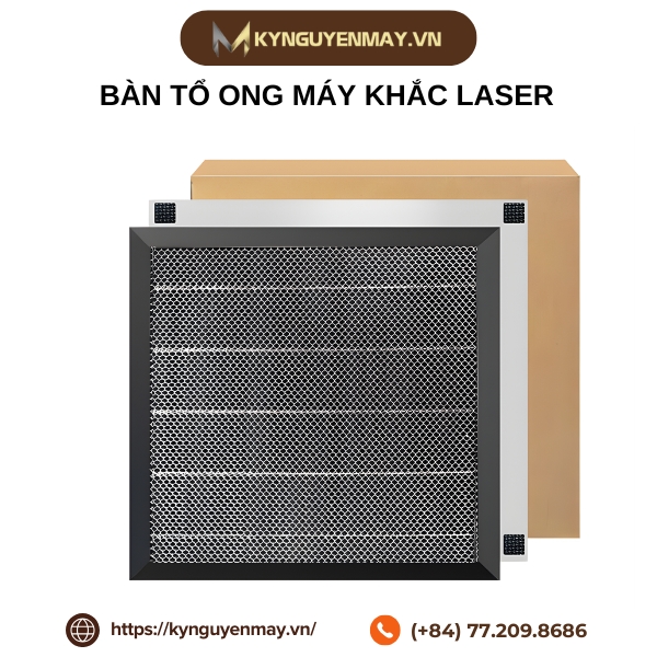 Bàn tổ ong máy khắc laser
