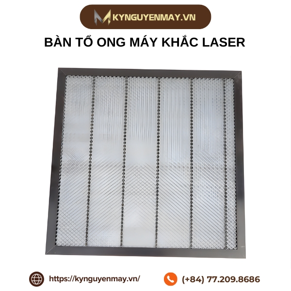 Bàn tổ ong máy khắc laser