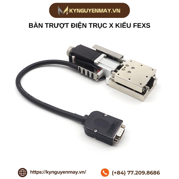 Bàn trượt điện trục X kiểu FEXS