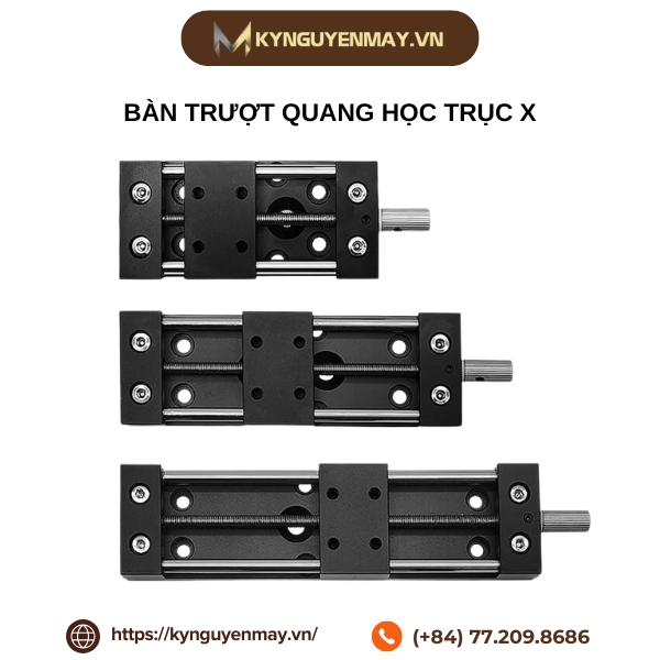 Bàn trượt quang học trục X