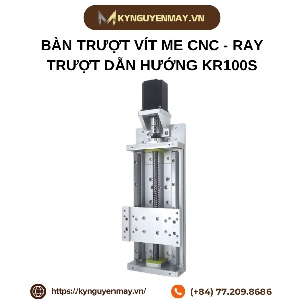 Bàn trượt vít me CNC - Ray trượt dẫn hướng KR100S