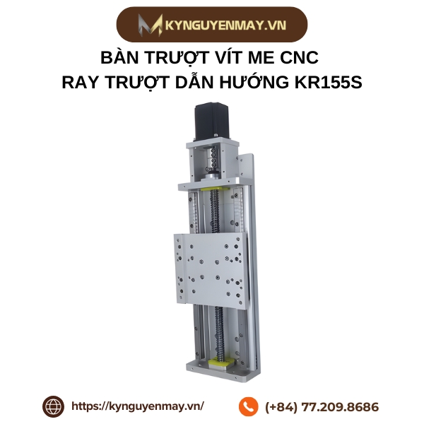 Bàn trượt vít me CNC - Ray trượt dẫn hướng KR155S