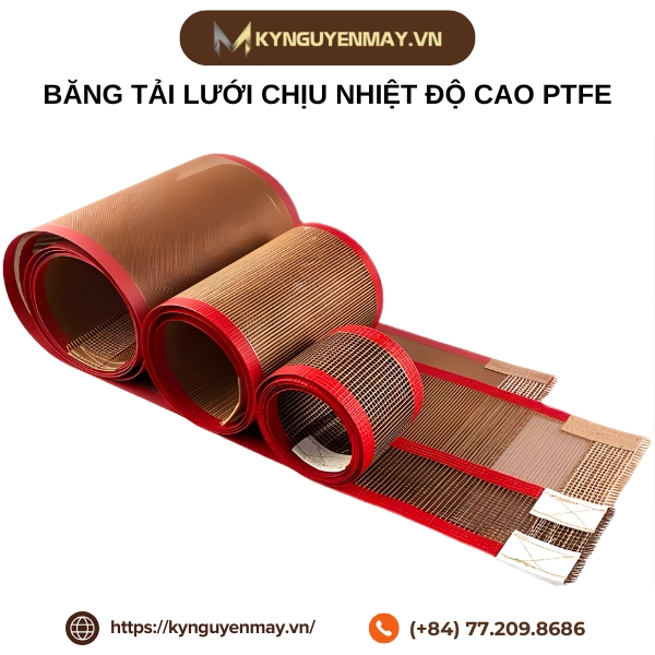 Băng tải lưới chịu nhiệt độ cao PTFE