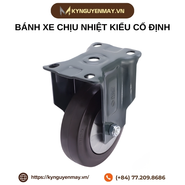 Bánh xe chịu nhiệt kiểu cố định