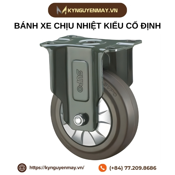 Bánh xe chịu nhiệt kiểu cố định