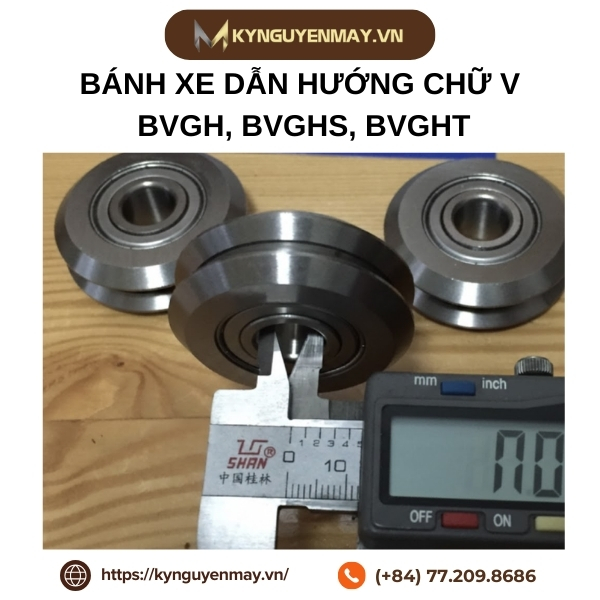 Bánh xe dẫn hướng chữ V BVGH, BVGHS, BVGHT