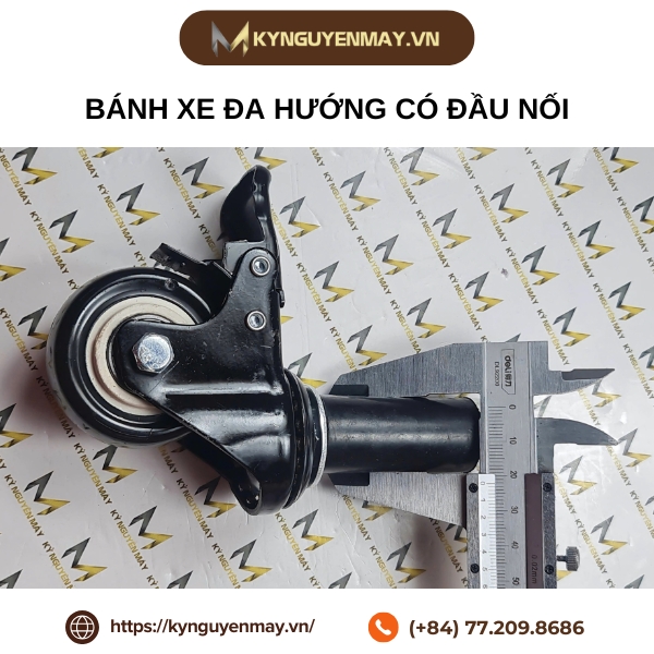 Bánh xe đa hướng có đầu nối
